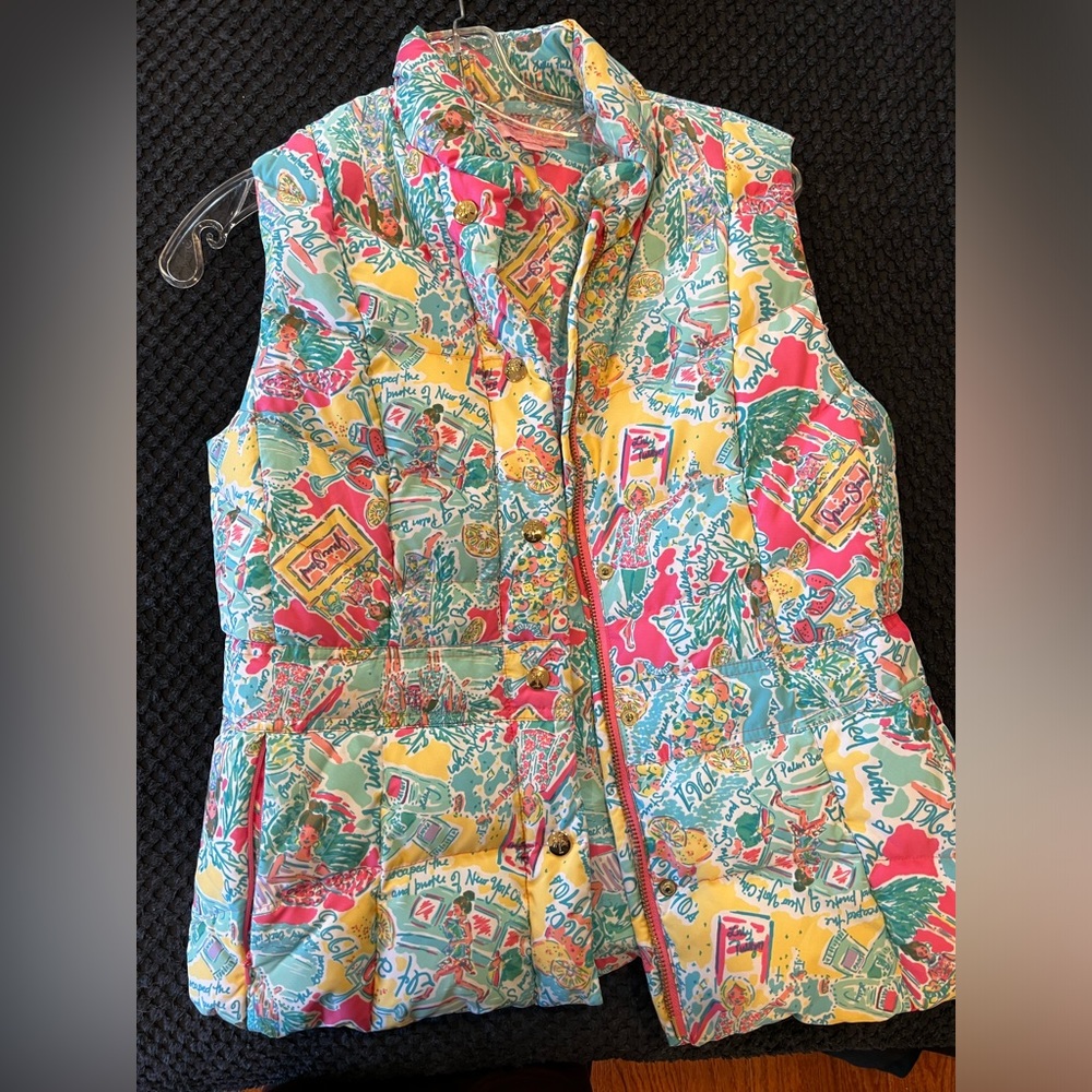 Lily Pulitzer puffy vest